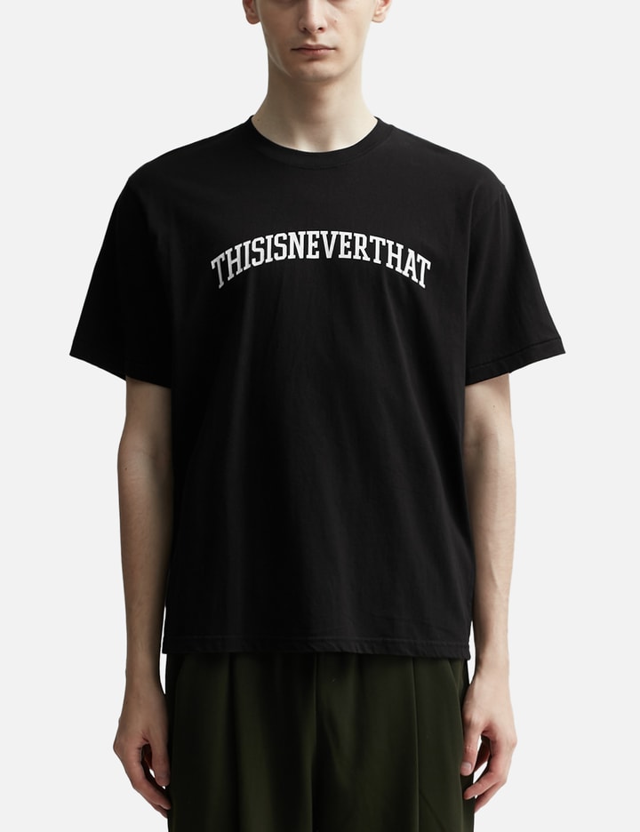 Shop Thisisneverthat Arch-logo T-shirt In Black