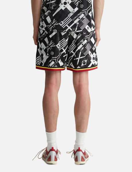 Smiley International Flags Soccer Shorts view 12