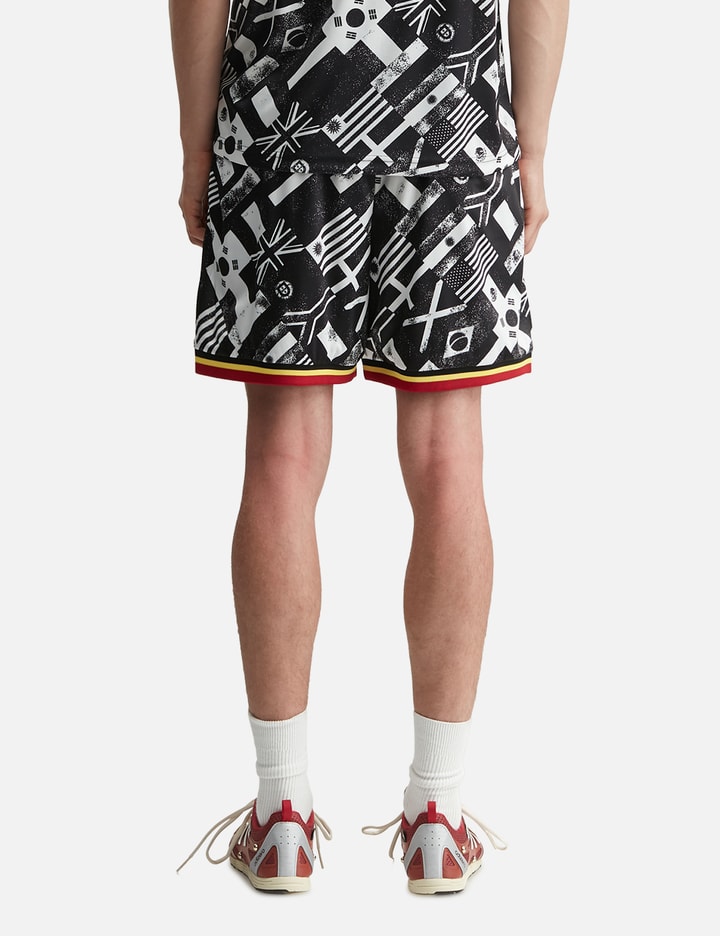 Market Smiley International Flags Soccer Shorts