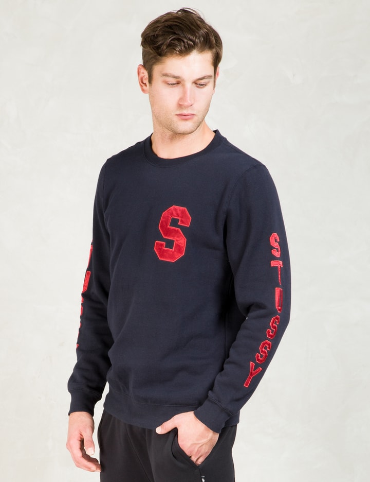 Navy Stussy S App. Crew Placeholder Image