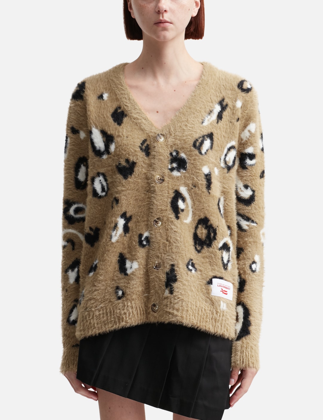 FLUFFY LABEL CARDI view 6