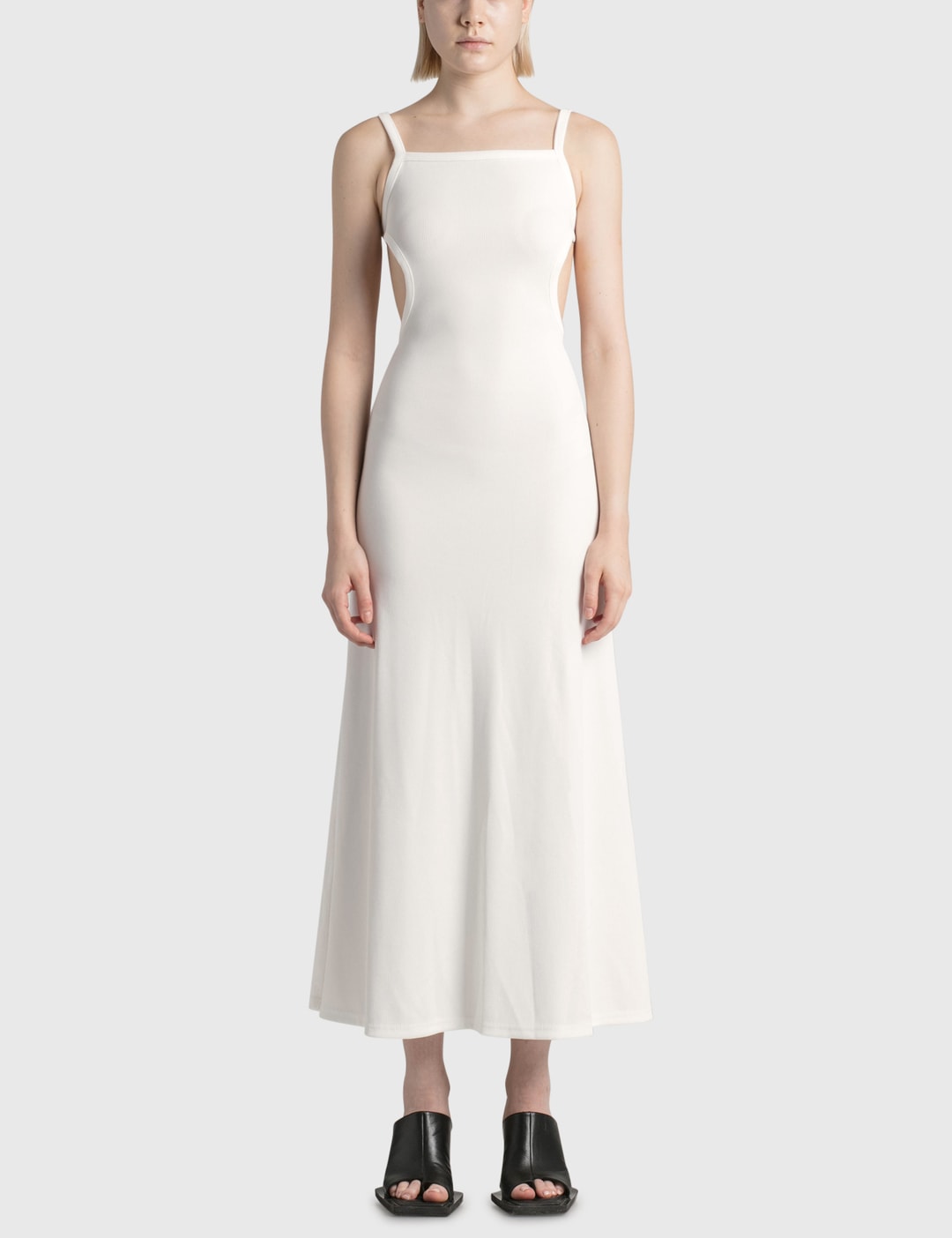 Christopher Esber - Backless Wireback Rib Dress | HBX Christopher Esber - Backless Wireback Rib Dress | HBX