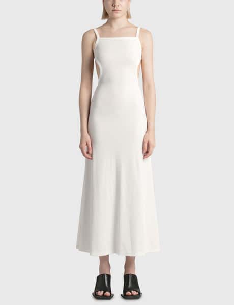 christopher esber backless dress Maico open-back jersey maxi dress - black
