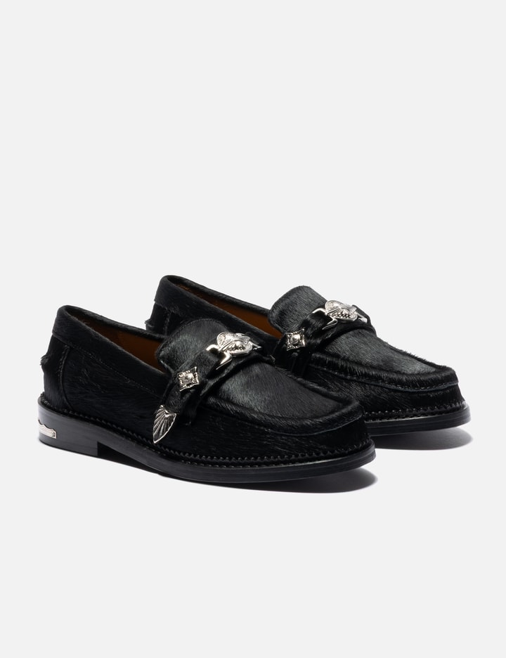 HBX EXCLUSIVE BLACK PONY LOAFER Placeholder Image