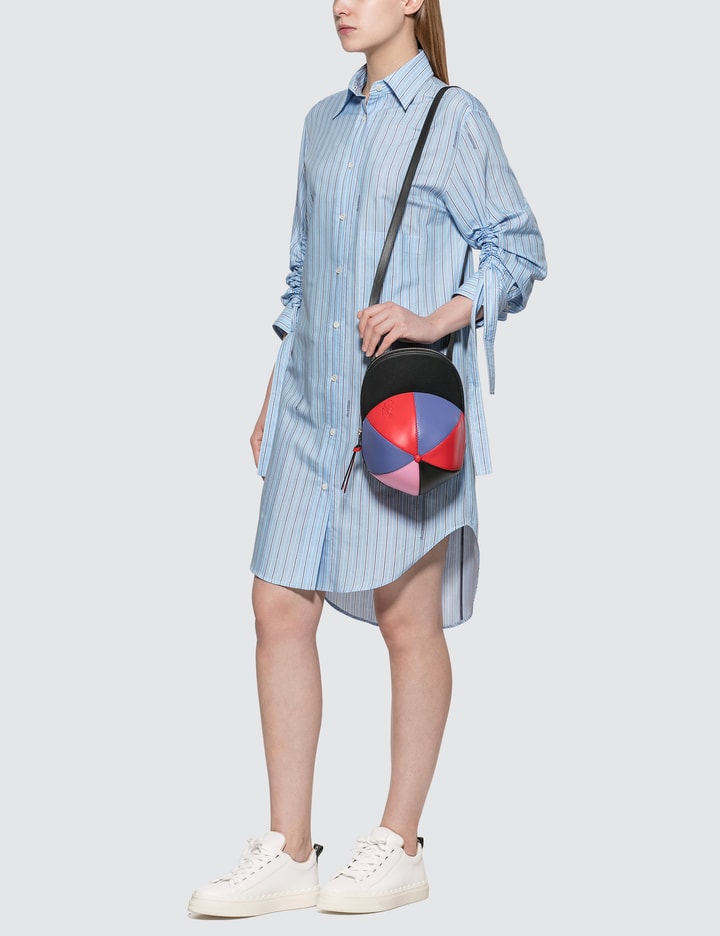 JW Anderson Gathered Sleeve Shirt Dress