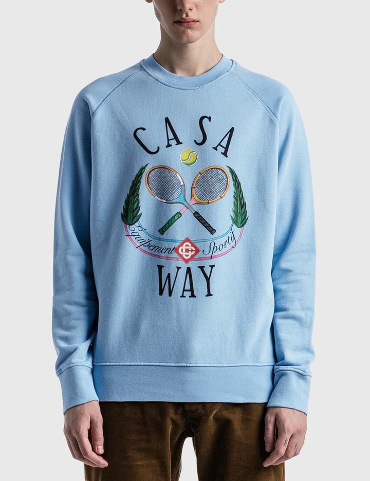 Casaway Tennis Club 디지털 프린트 레글런 스웨트셔츠 Placeholder Image