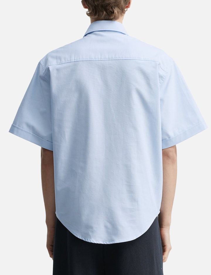 Ami Blue Cotton Roidered Ami De Coeur