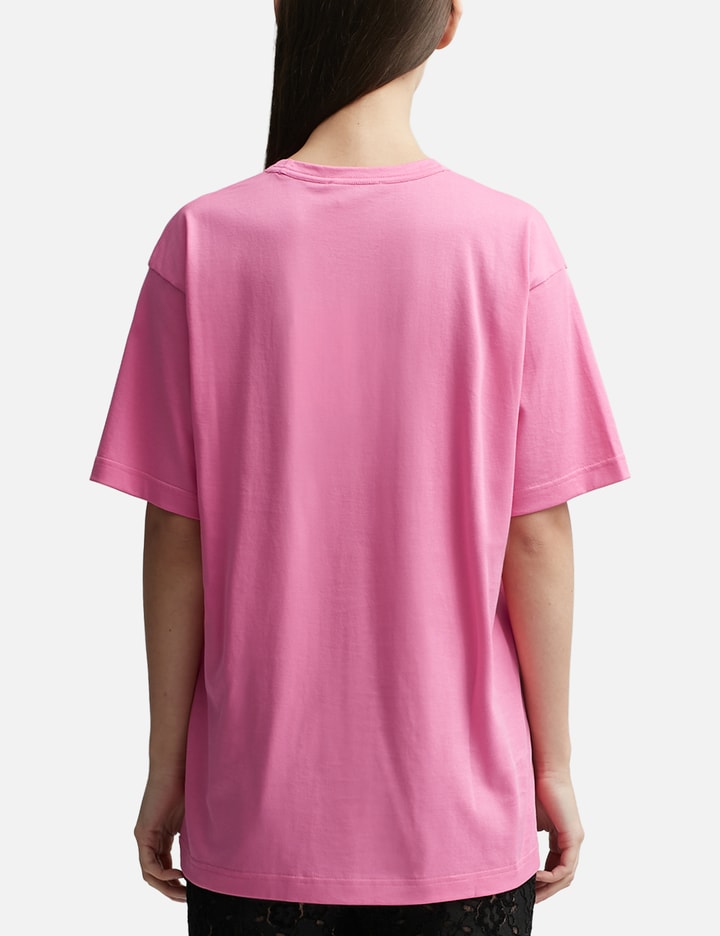 Shop Acne Studios Crewneck T-shirt In Pink