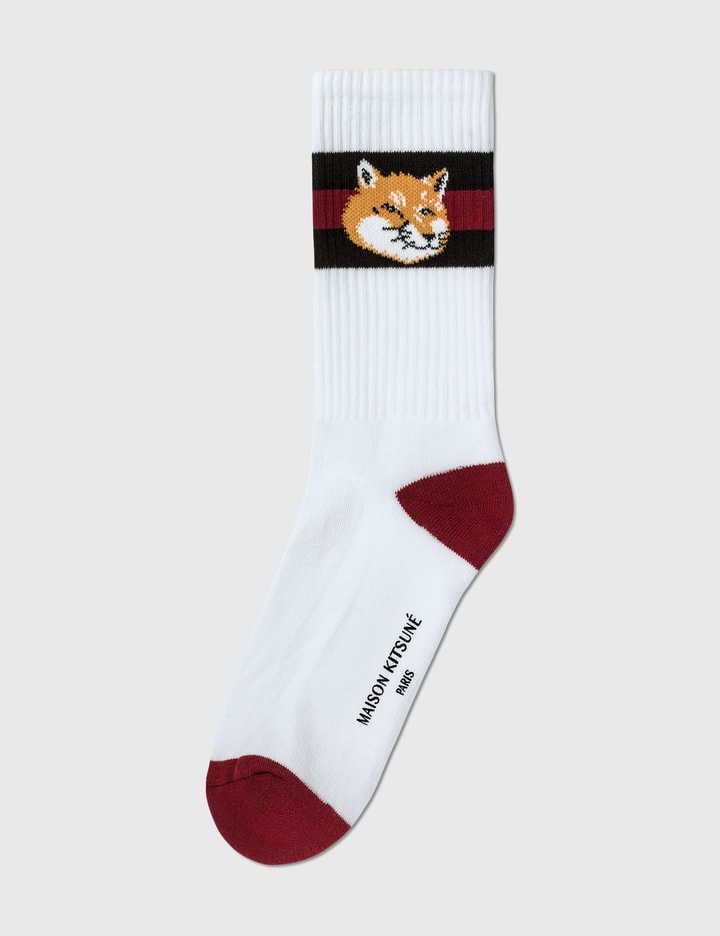 Striped Fox Head Socks Placeholder Image