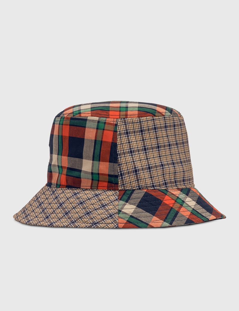 Kangol - Plaid Mash-up Bucket Hat | HBX 
