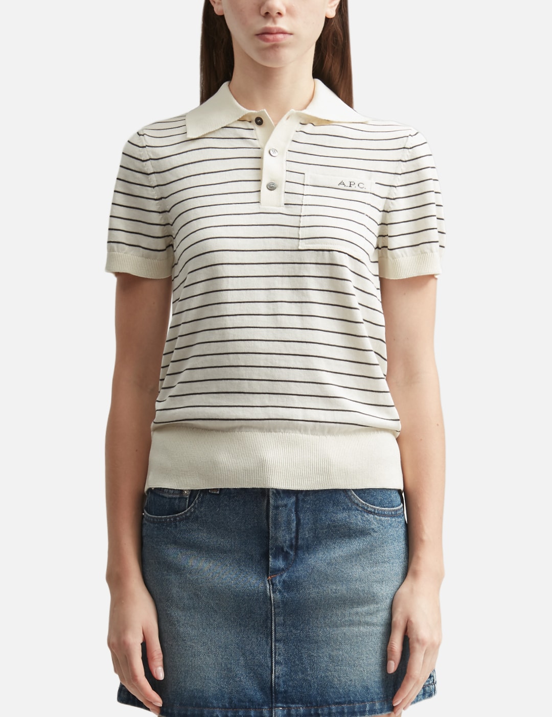 Fitted Striped Polo view 11