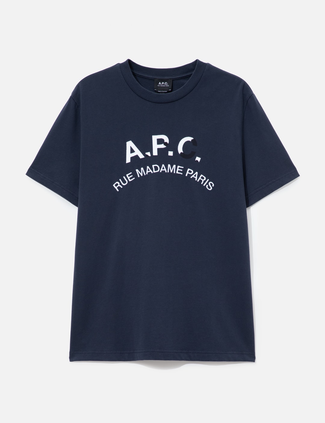 T-Shirt With Vintage-Effect A.P.C. Logo view 7