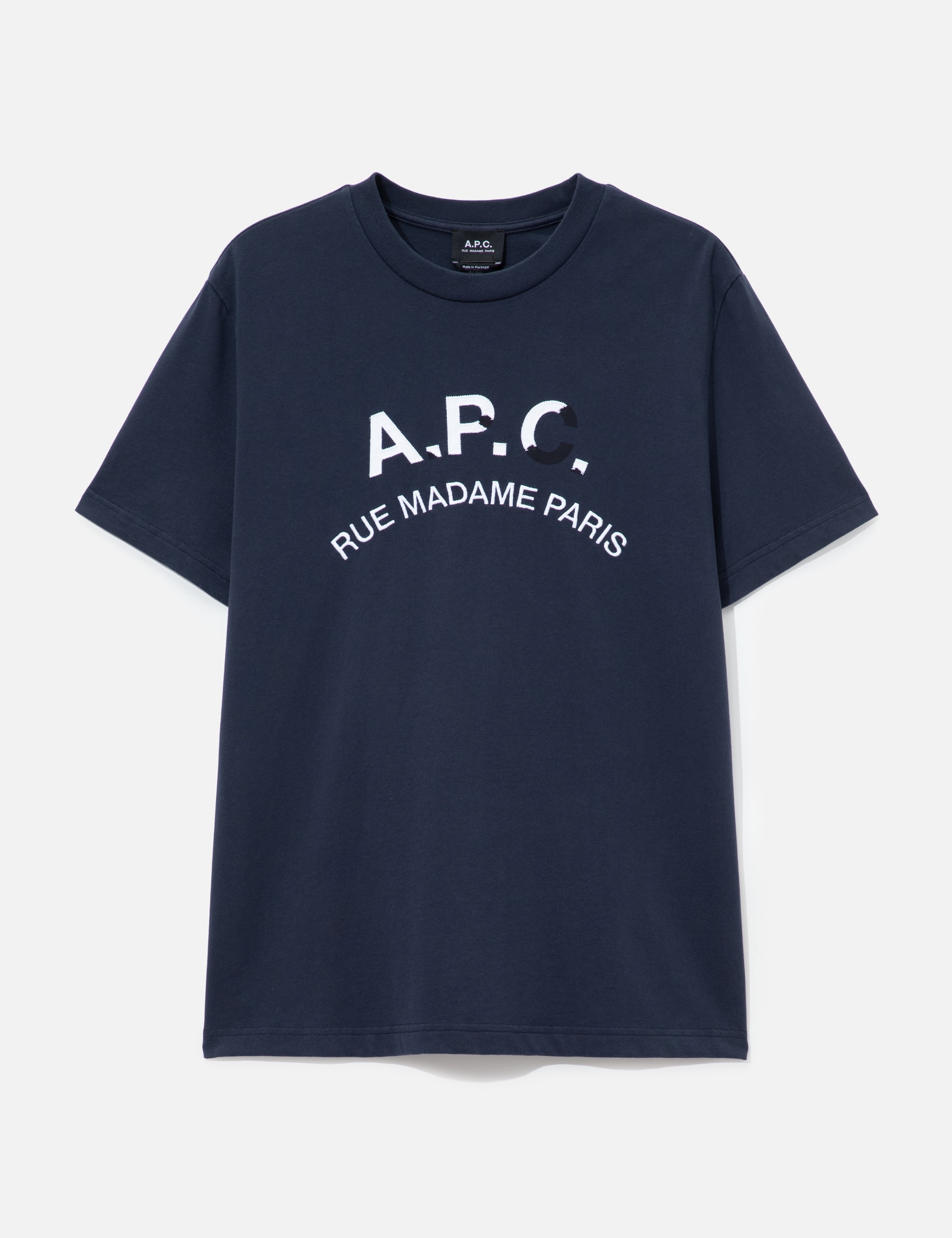 T-Shirt With Vintage-Effect A.P.C. Logo view 16