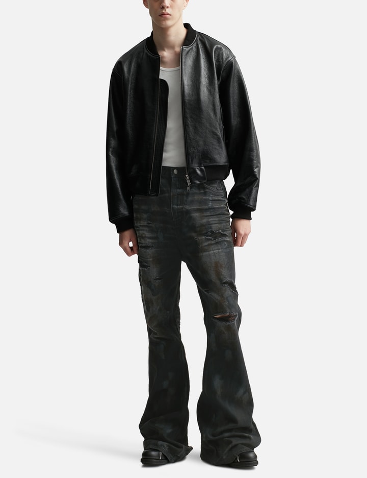 Hommage Embraced 'The Fireworks' Lamb Leather Blouson Placeholder Image