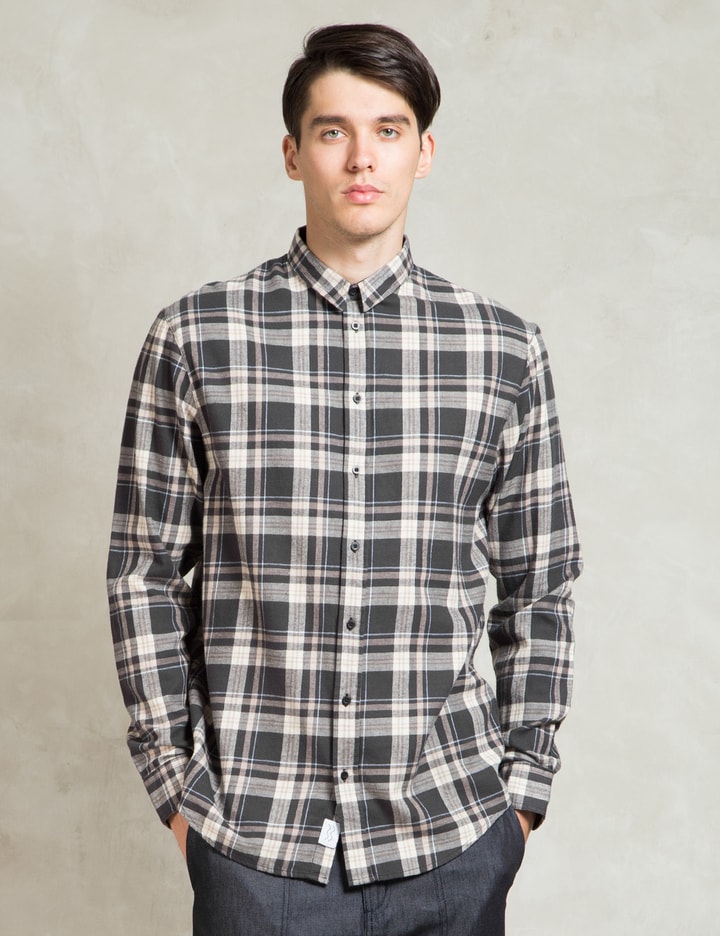 Coffee Plaid L/S Shirt Placeholder Image