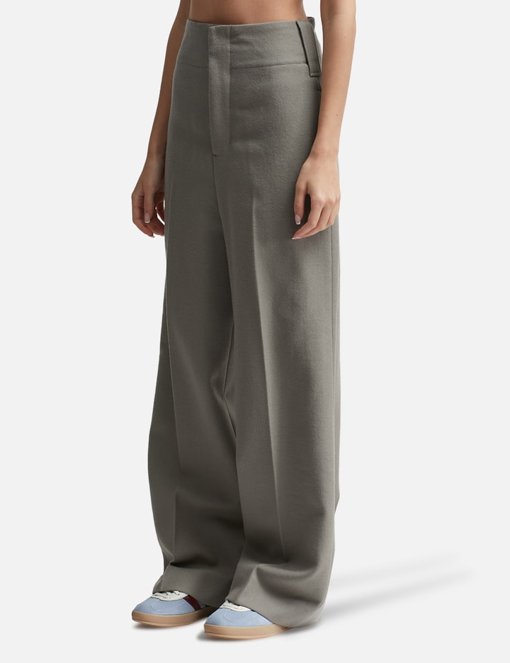 Straight Fit Wool Trousers Placeholder Image