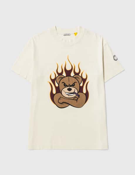 Moncler Genius 8 Moncler Palm Angels Bear Motif T-shirt