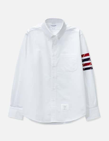 Thom Browne Straight Fit 4-Bar Shirt