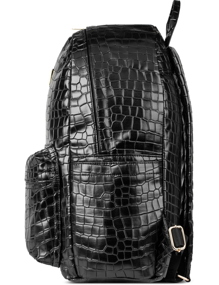 Joyrich Black Crocodile Pu Backpack