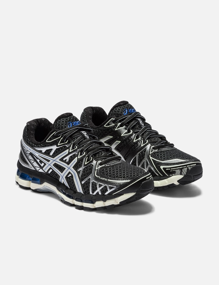 Asics Mesh Upper Rubber Outsole Sneakers In Black