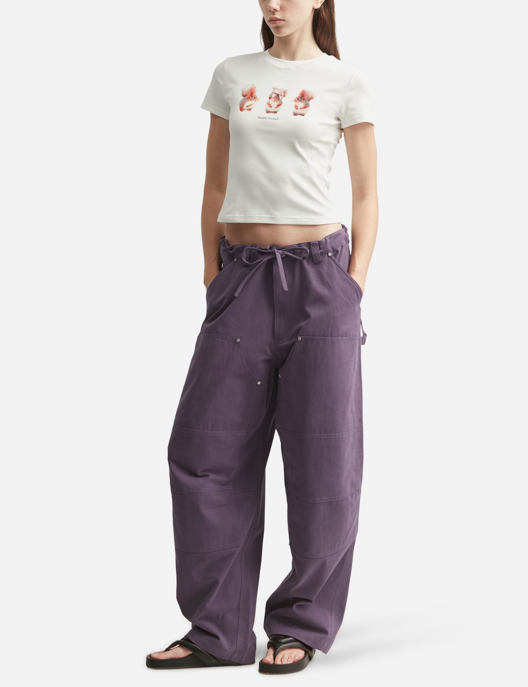 Purple Cargo Pants view 15