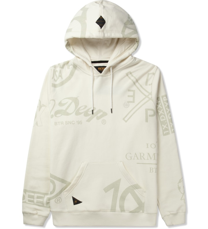10.Deep Off White Full Clip Hoodie