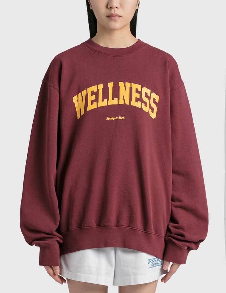 Sporty &amp; Rich Wellness Ivy Crewneck In Red