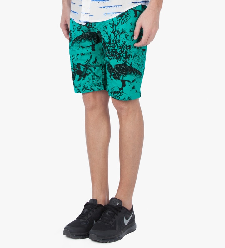 Teal Under The Sea Beach Shorts Placeholder Image
