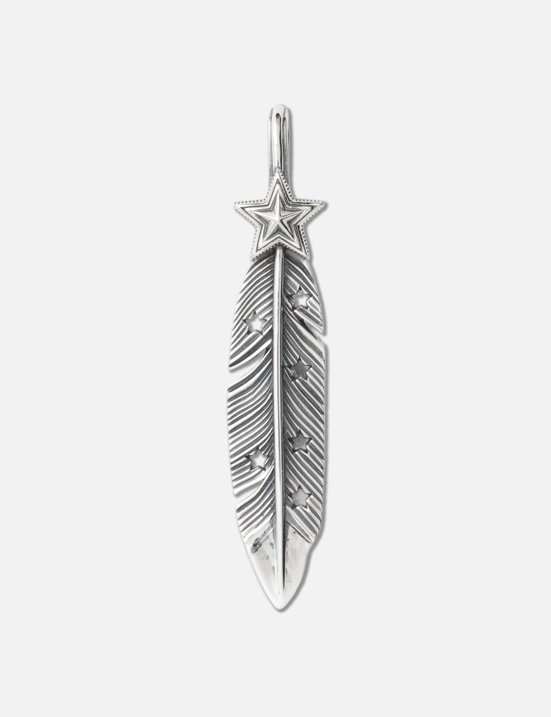 Cs Navajo Sheriff Star Arrow Feather Pendant – Starry Taipei view 5