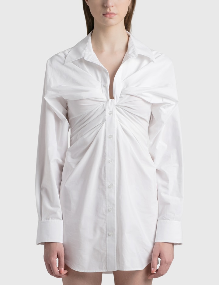 TWIST FRONT SHIRT DRESS Placeholder Image