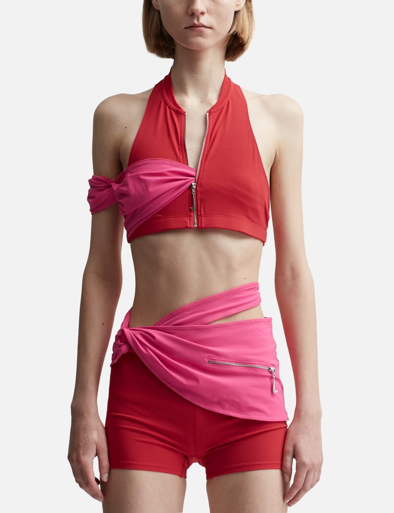 nike halter crop top