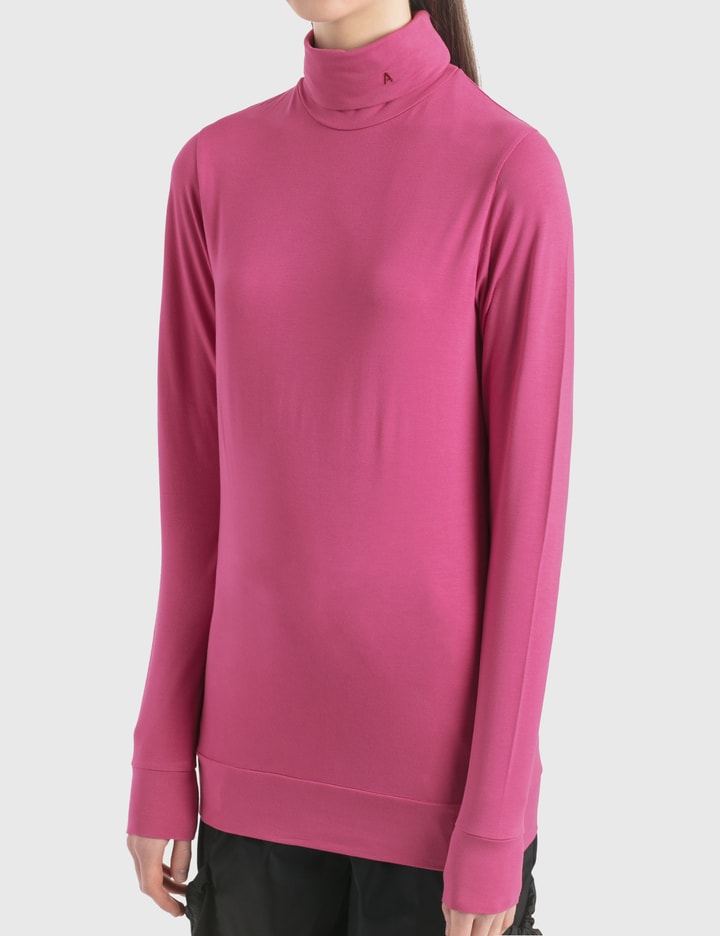 "A" Turtle Neck Long Sleeve T-Shirt Placeholder Image
