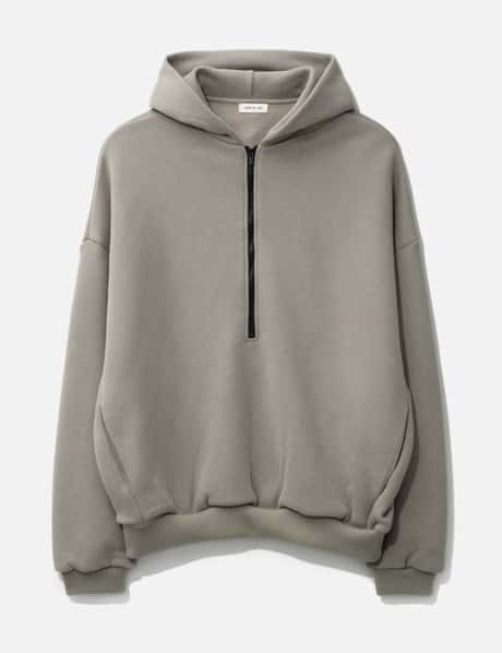 Fear of God Cotton Cashmere Fleece Half Zip Hoodie