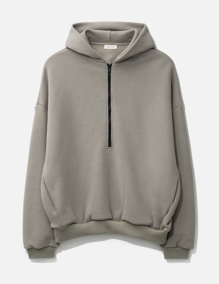 Cotton Cashmere Fleece Half Zip Hoodie Placeholder Image