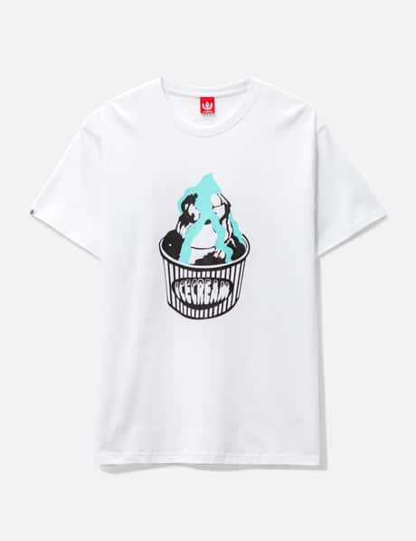 Icecream カップ ショートスリーブ Tシャツ