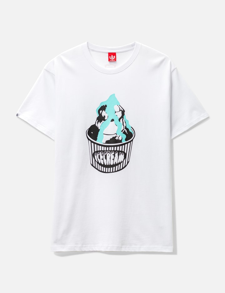 Icecream Cup Short Sleeve T-shirt In White