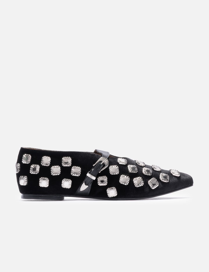 Toga Pulla Leather Ballerina Flats
