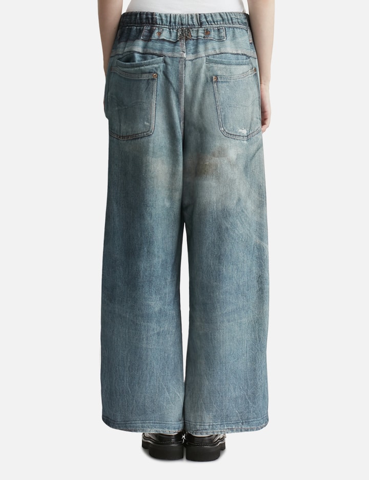 Trompe L'Oeil Denim Sweatpants Placeholder Image