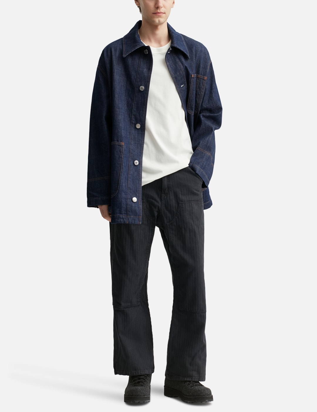 Worker Jacket With Ami Paris Heritage Label view 15