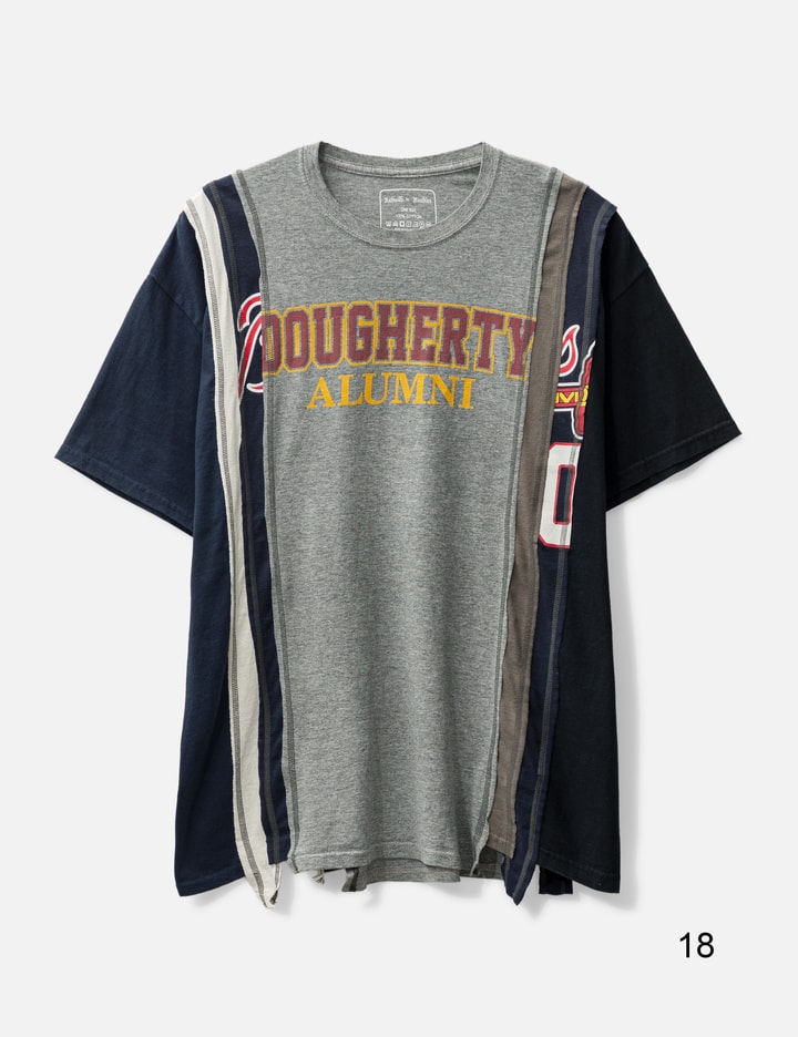 Shop Needles 7 Cuts Wide T-shirt - College In Multicolor