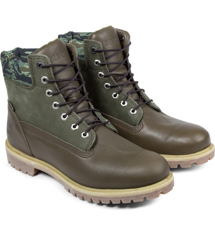 Timberland x Black Scale Olive Green 6-inch Premium Boots Placeholder Image