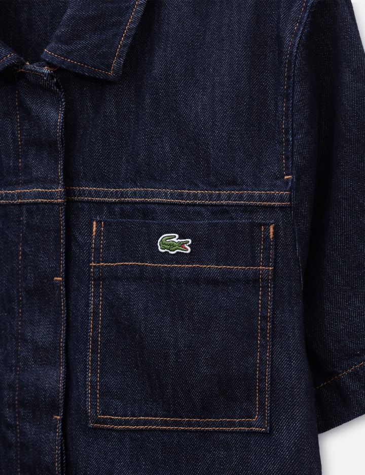 Lacoste Short Sleeved Denim Dress