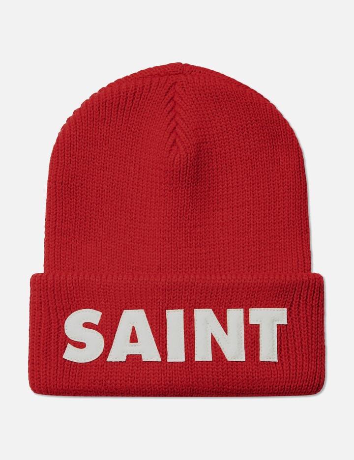 Saint Michael Knit Cap In Red