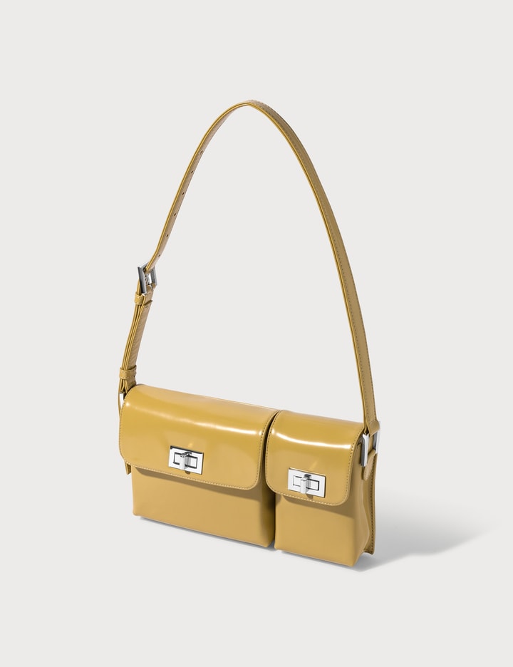 Billy Yellow Semi Patent Leather Bag Placeholder Image