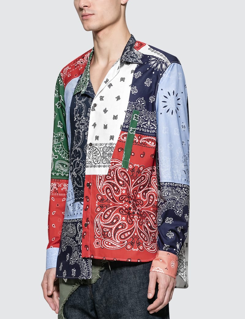 Loewe - Bandana Patchwork Asym Shirt 