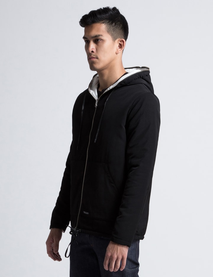 Black/White Reversible Zip-Up Hoodie Placeholder Image