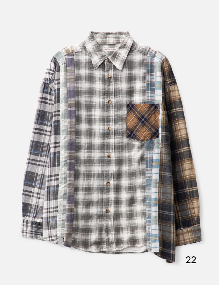 7 Cuts Wide Flannel Shirt Placeholder Image