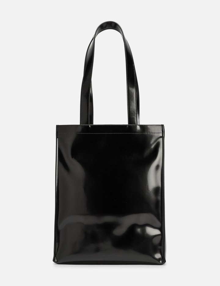 Shop Acne Studios Logo Shoulder Tote Bag In Black
