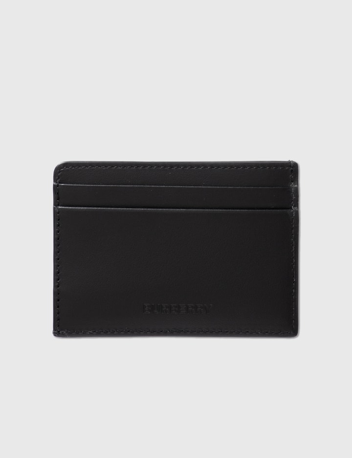 Shop Burberry Monster Graphic Leather Card Case In Black