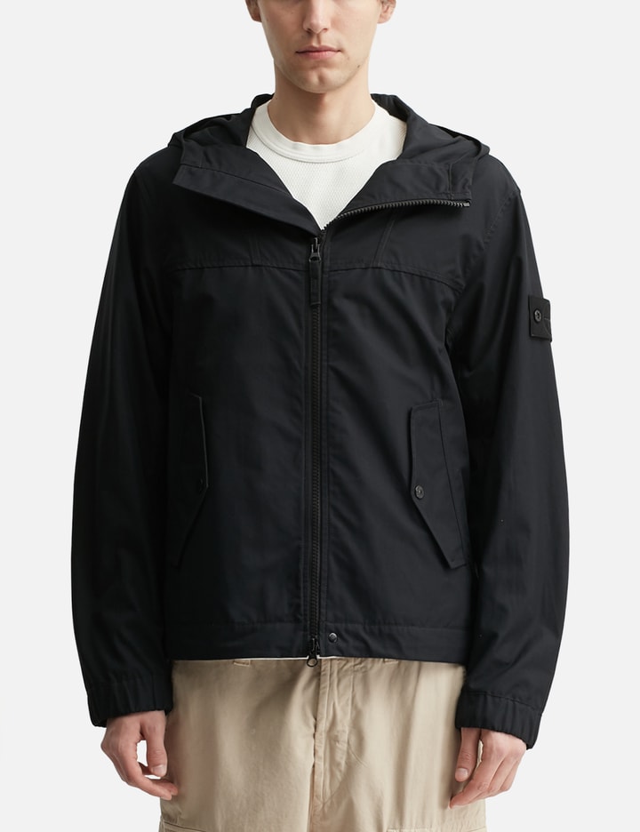 Stone Island All-Weather Cotton CANVAS_S.I. Ghost Hooded Jacket